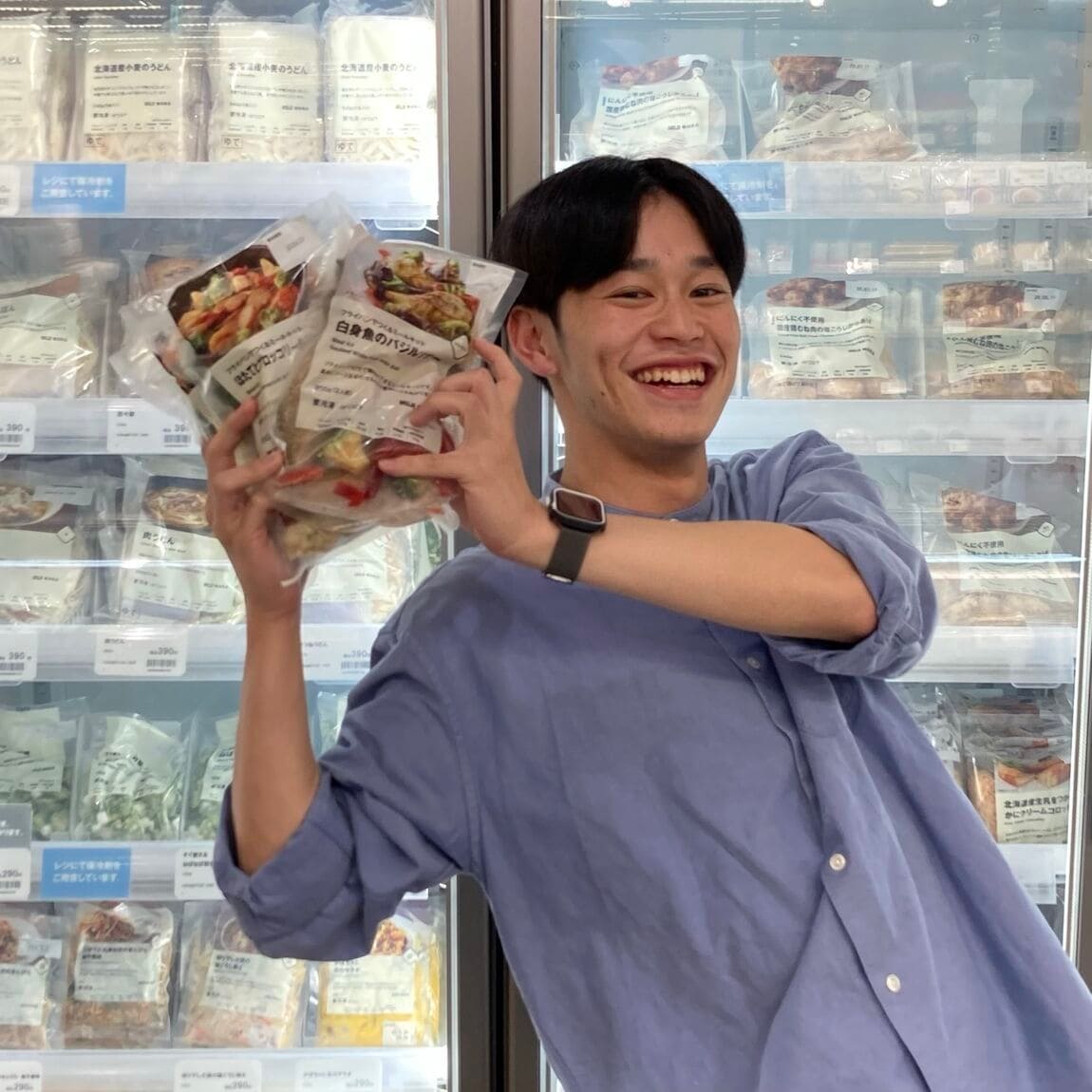 冷凍食品の売場が拡大しました!