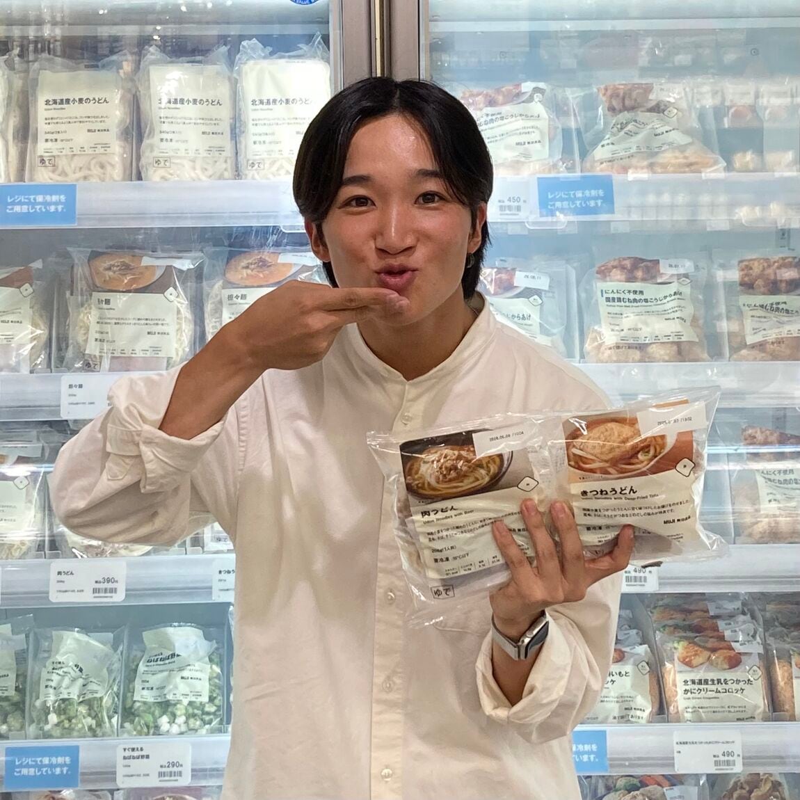 冷凍食品の売場が拡大しました!