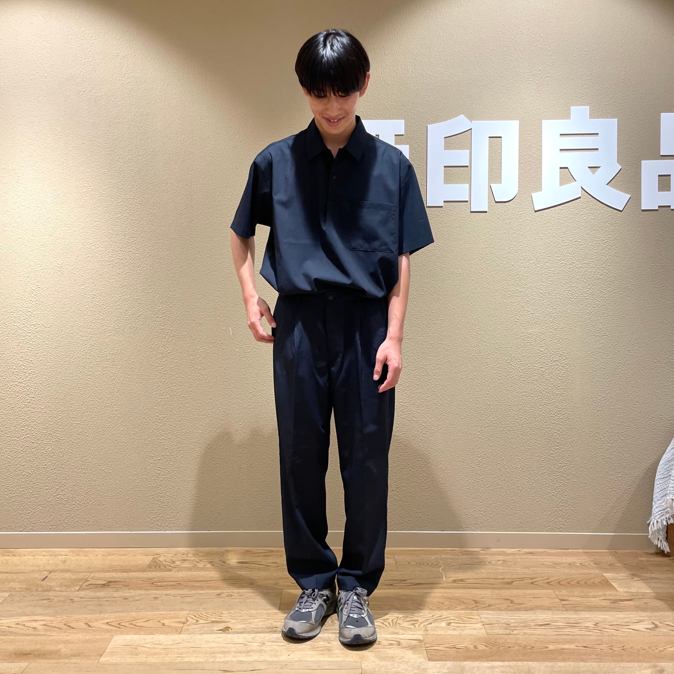 風を通すシリーズの着用