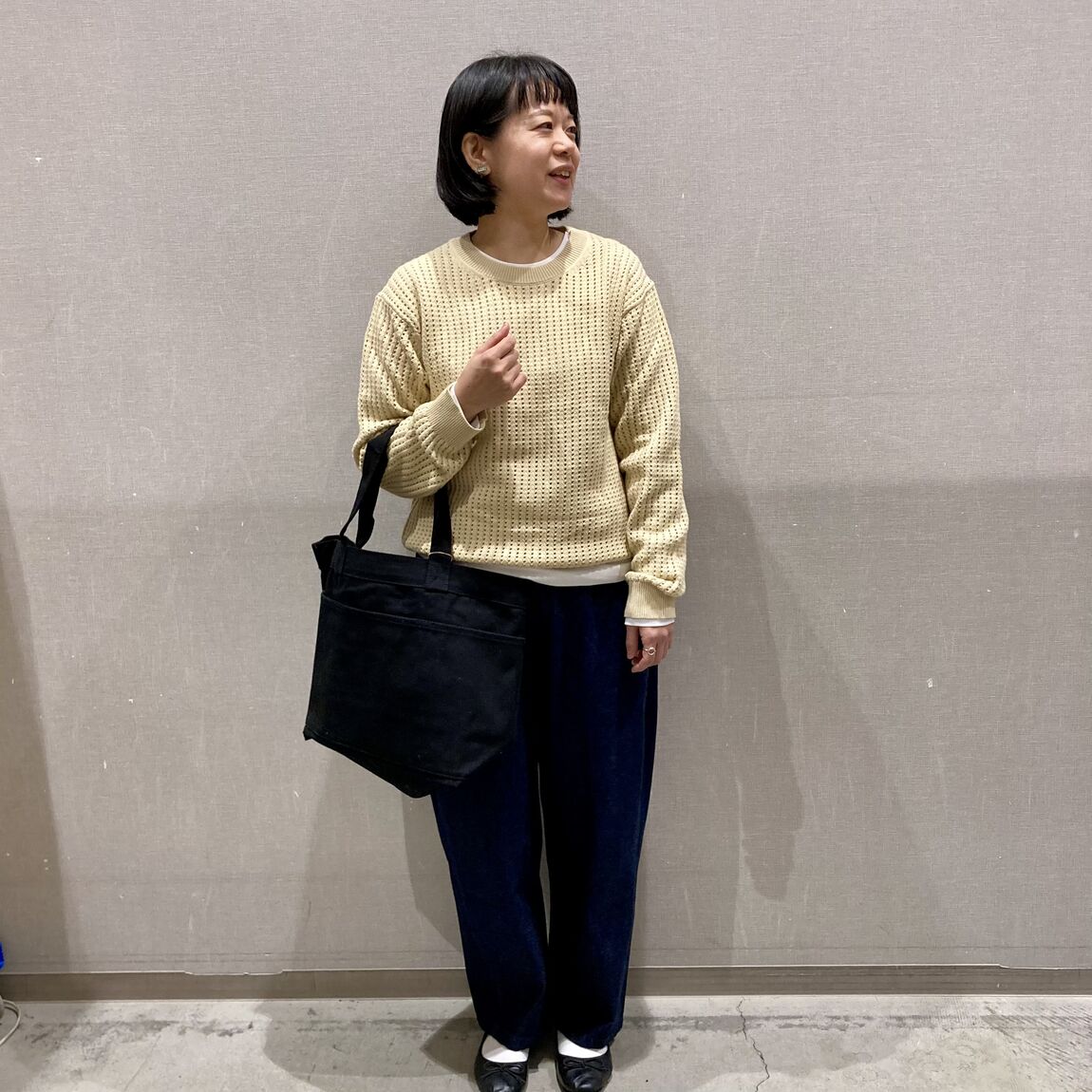 メッシュセーター