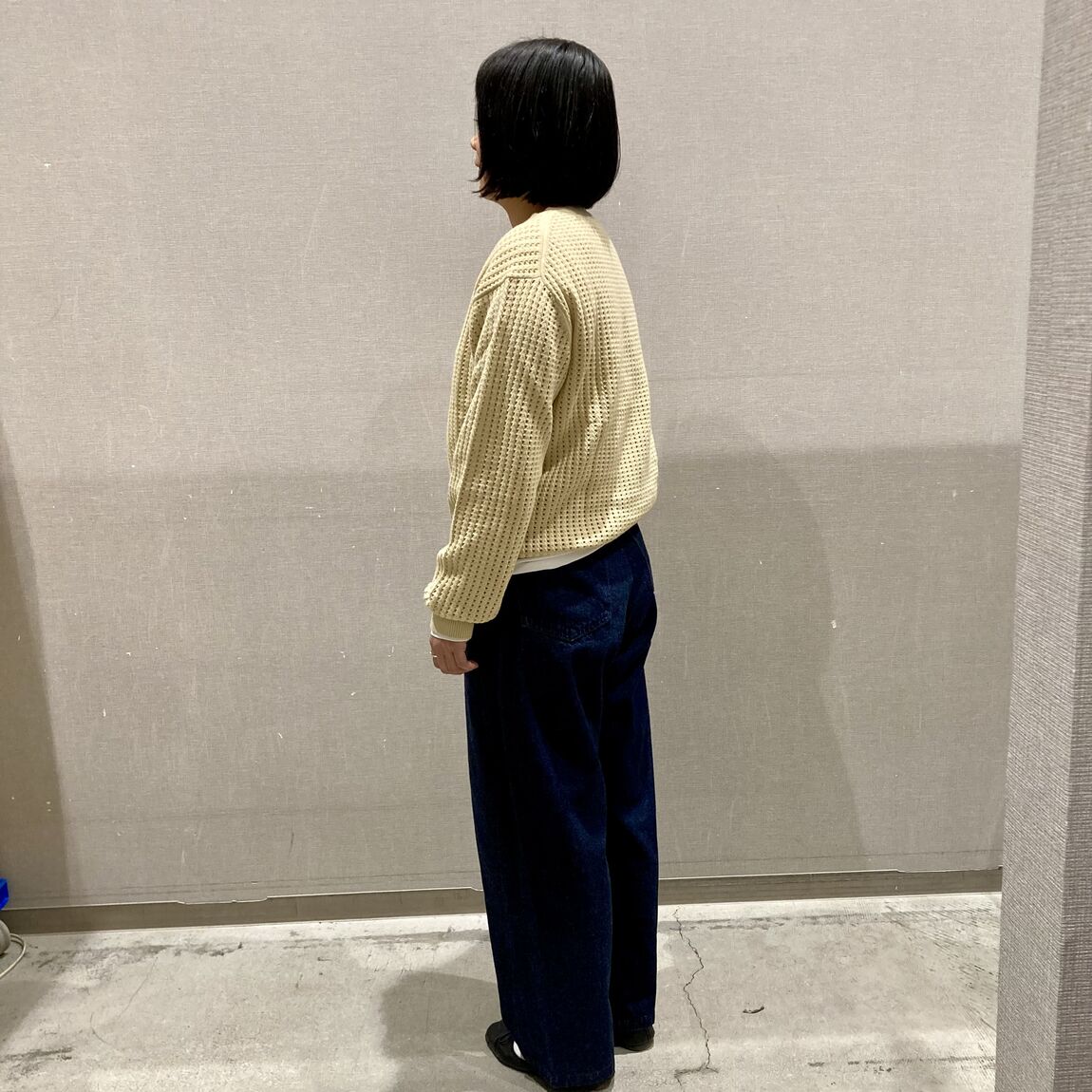 メッシュセーター