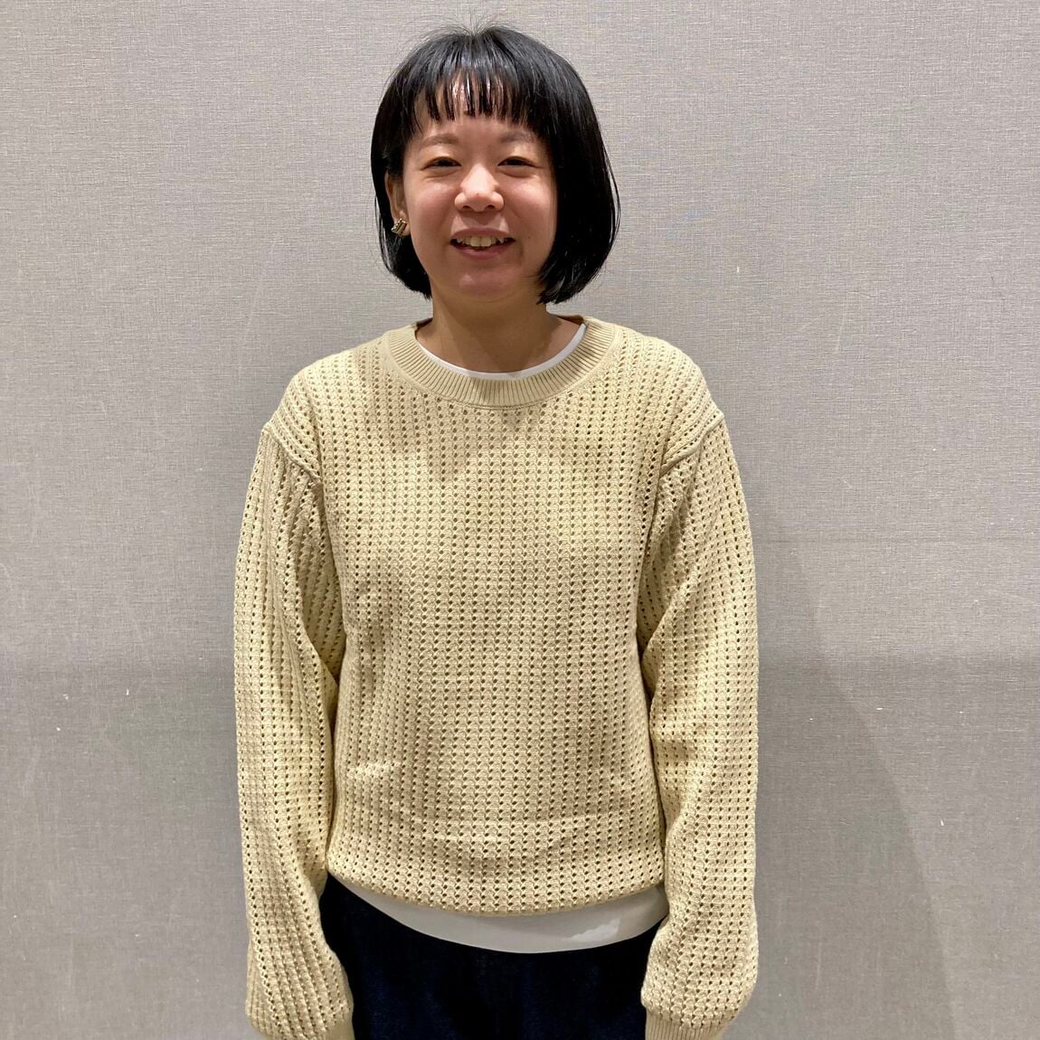 メッシュセーター