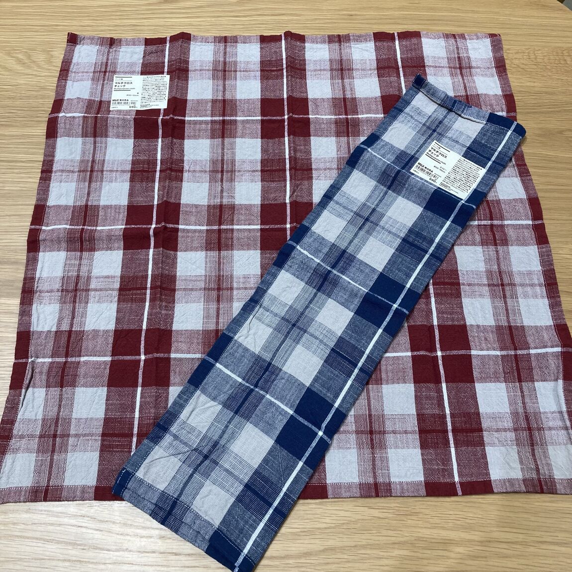 【イオンモール各務原】新商品|インド綿のチェック柄キッチン雑貨_0iVKIP