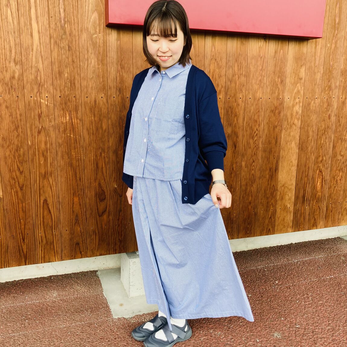 婦人 UVカット Vネックカーデ