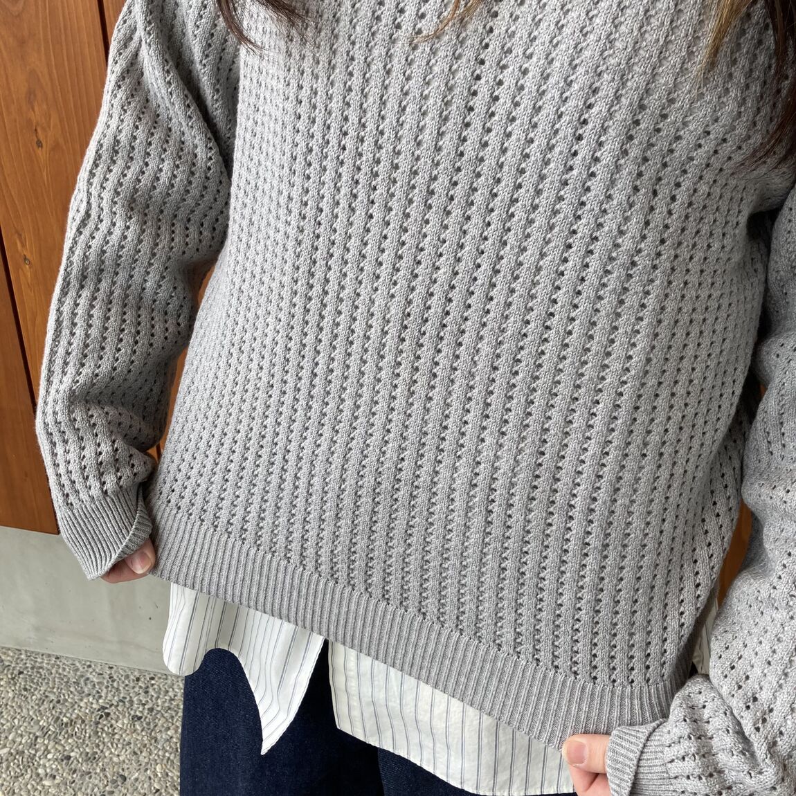 メッシュセーターアップ