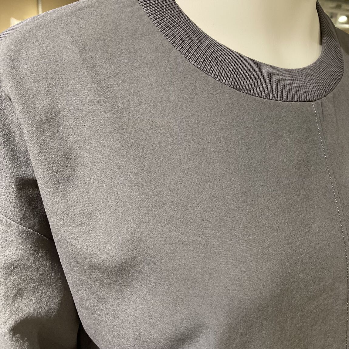 【マルヤガーデンズ鹿児島】婦人     素材に還るニットコンビワンピースが入荷しました｜新商品_3199tj