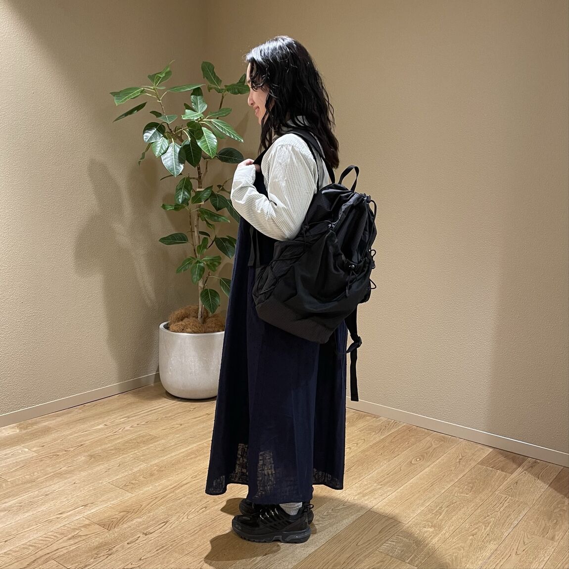 ドットキャミワンピース