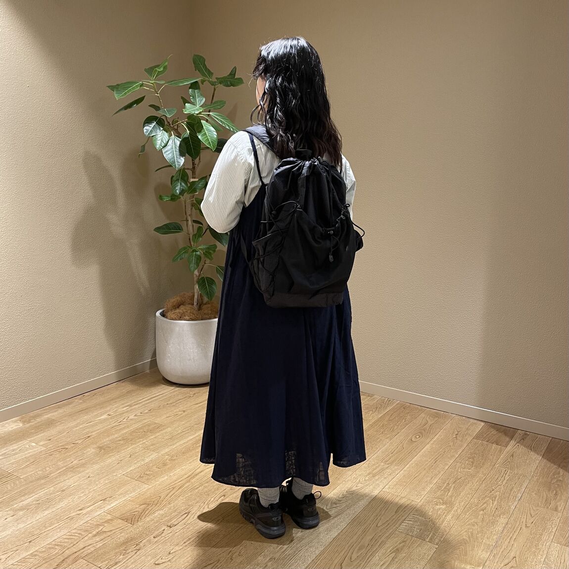 ドットキャミワンピース