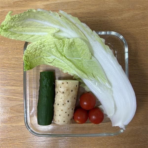 水キムチ　野菜