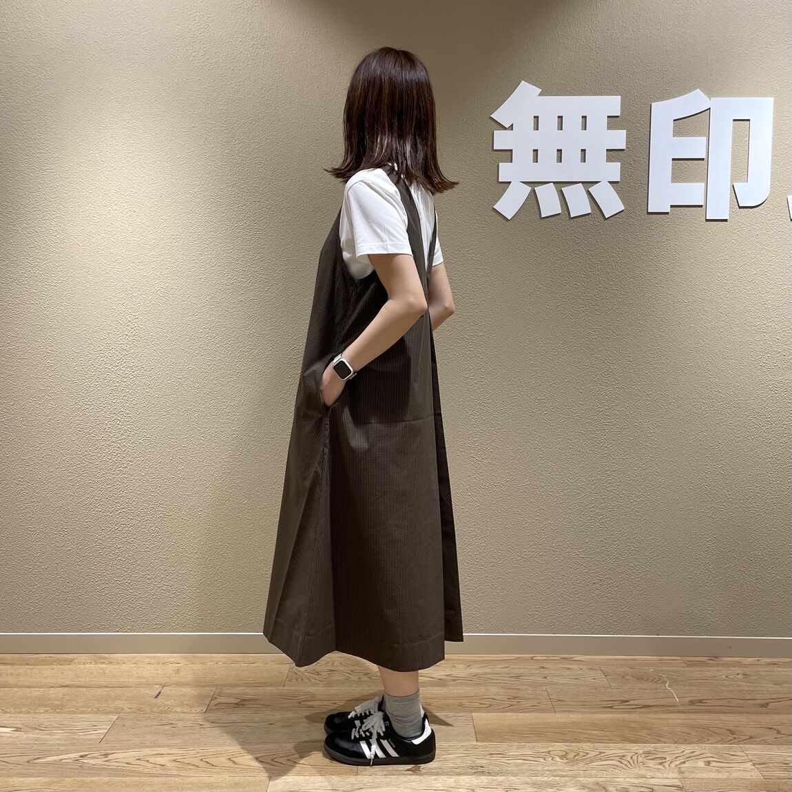 ワンピース着用