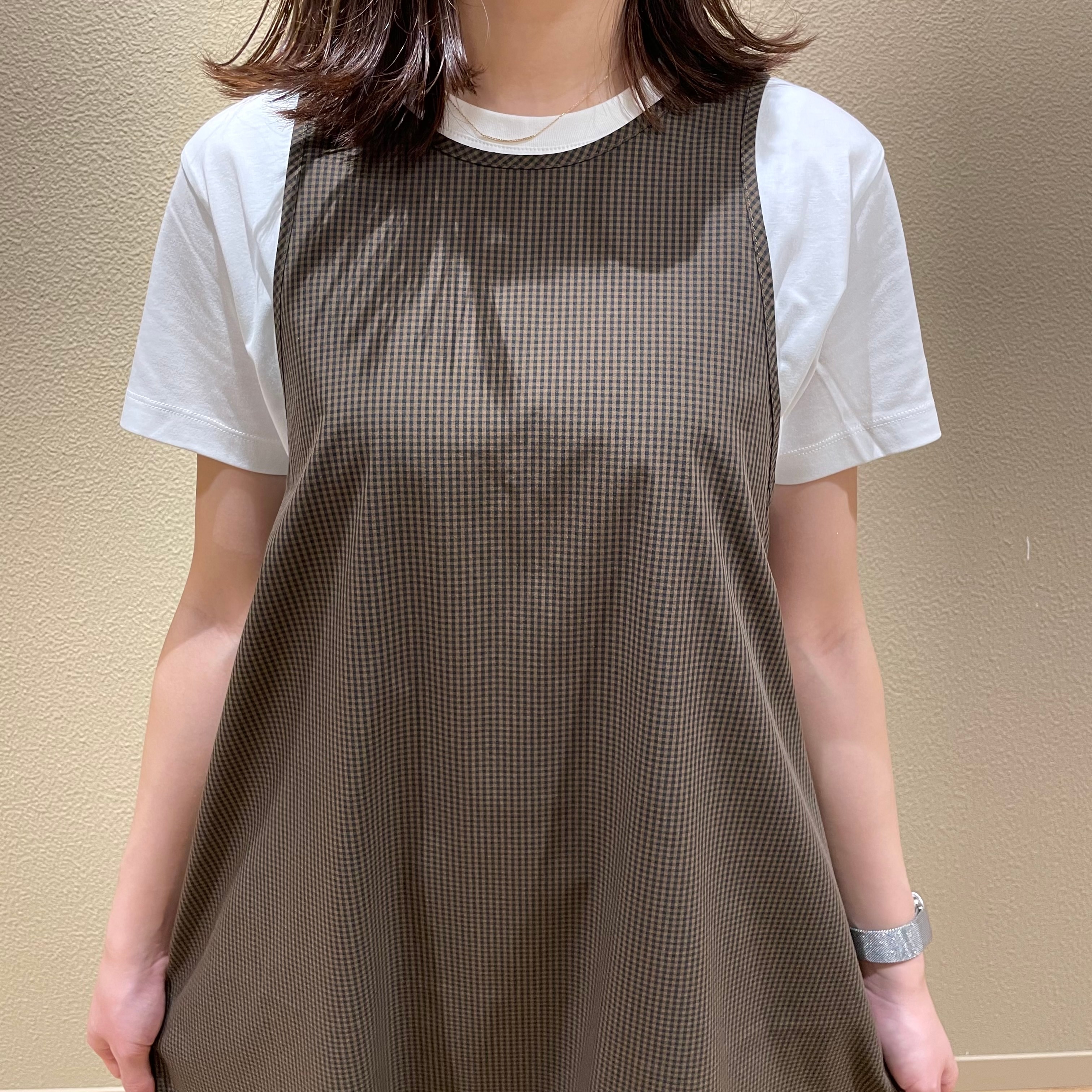 ワンピース着用