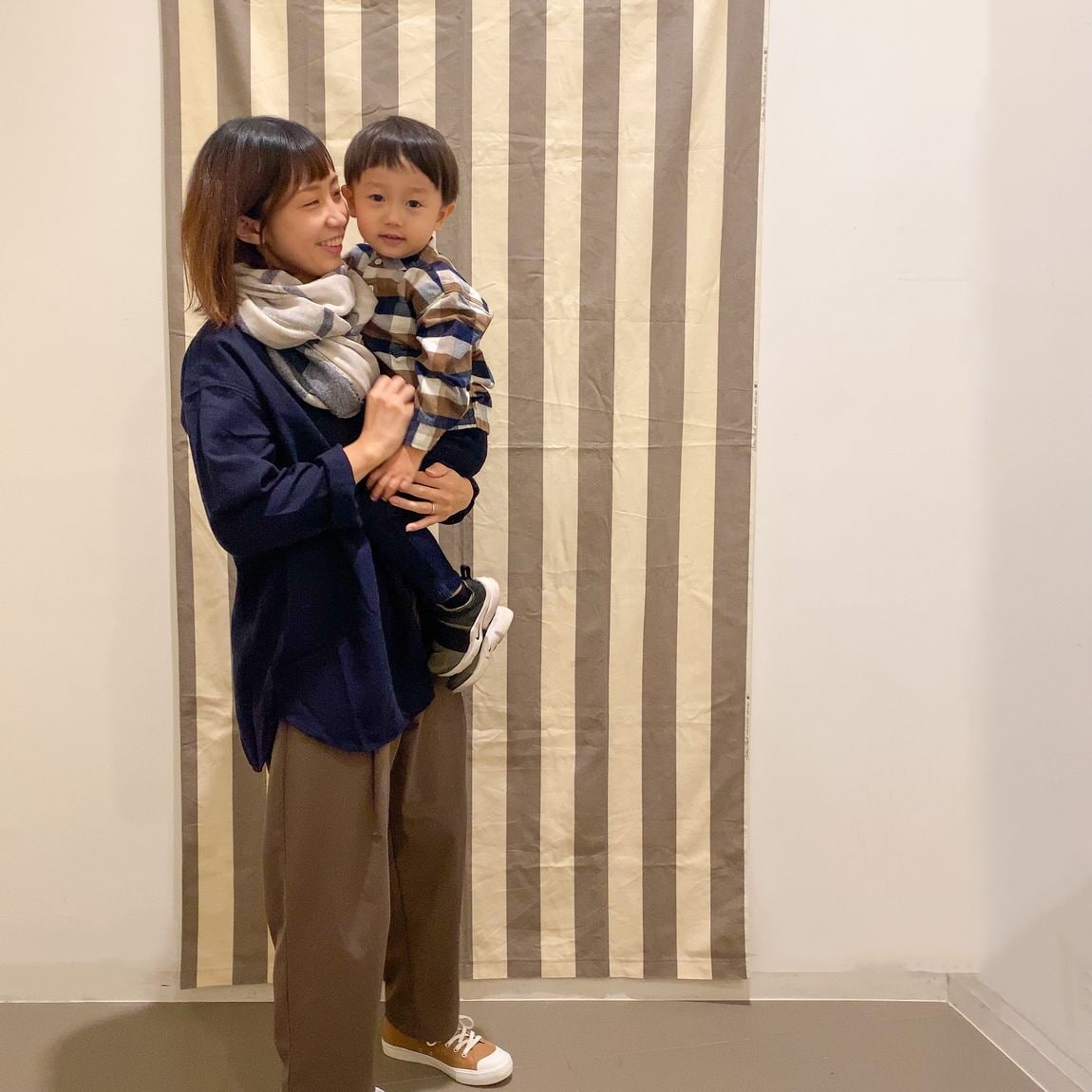 【イオンモール浦和美園】フランネル親子写真