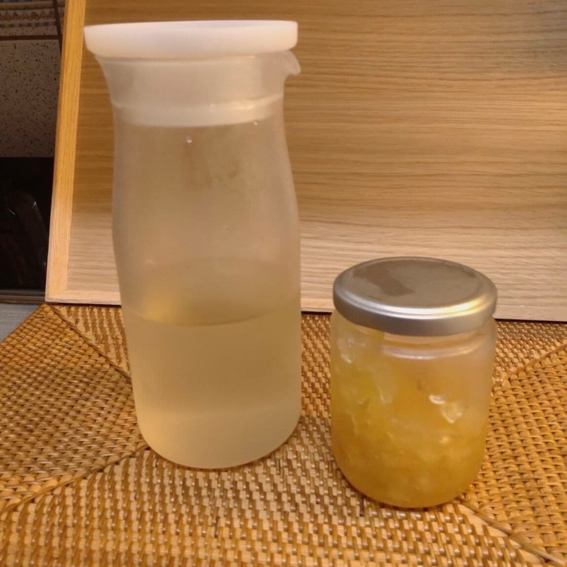 【富山堀川本郷】「果実酒用ビン」を使って今が旬の梨シロップ作りました♪_kh57NM