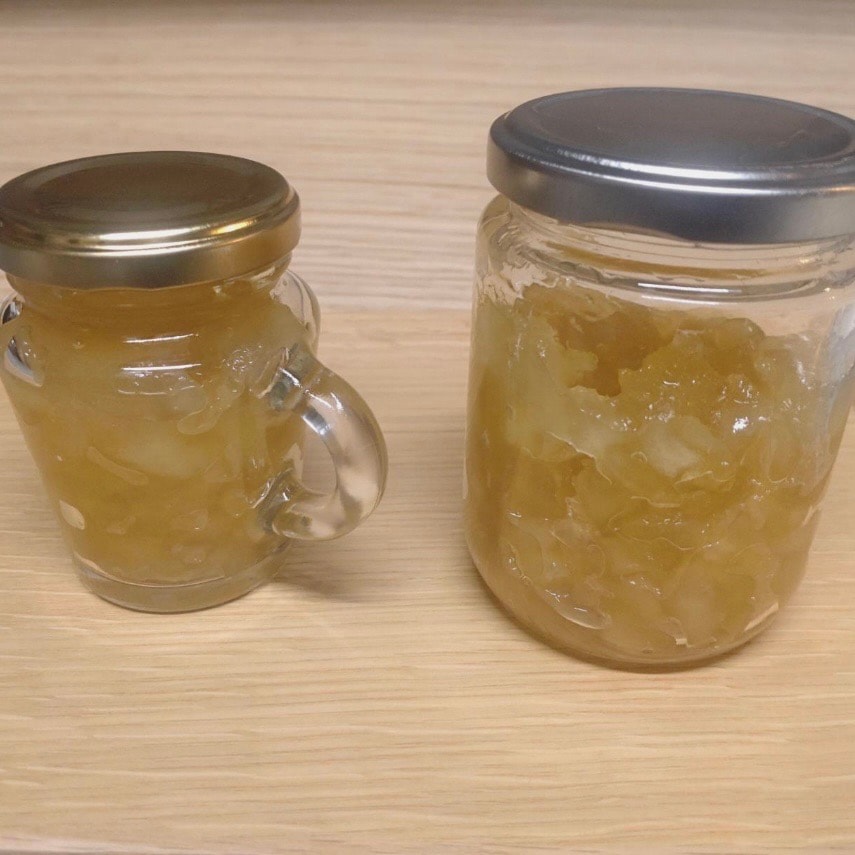【富山堀川本郷】「果実酒用ビン」を使って今が旬の梨シロップ作りました♪_hhV9aN