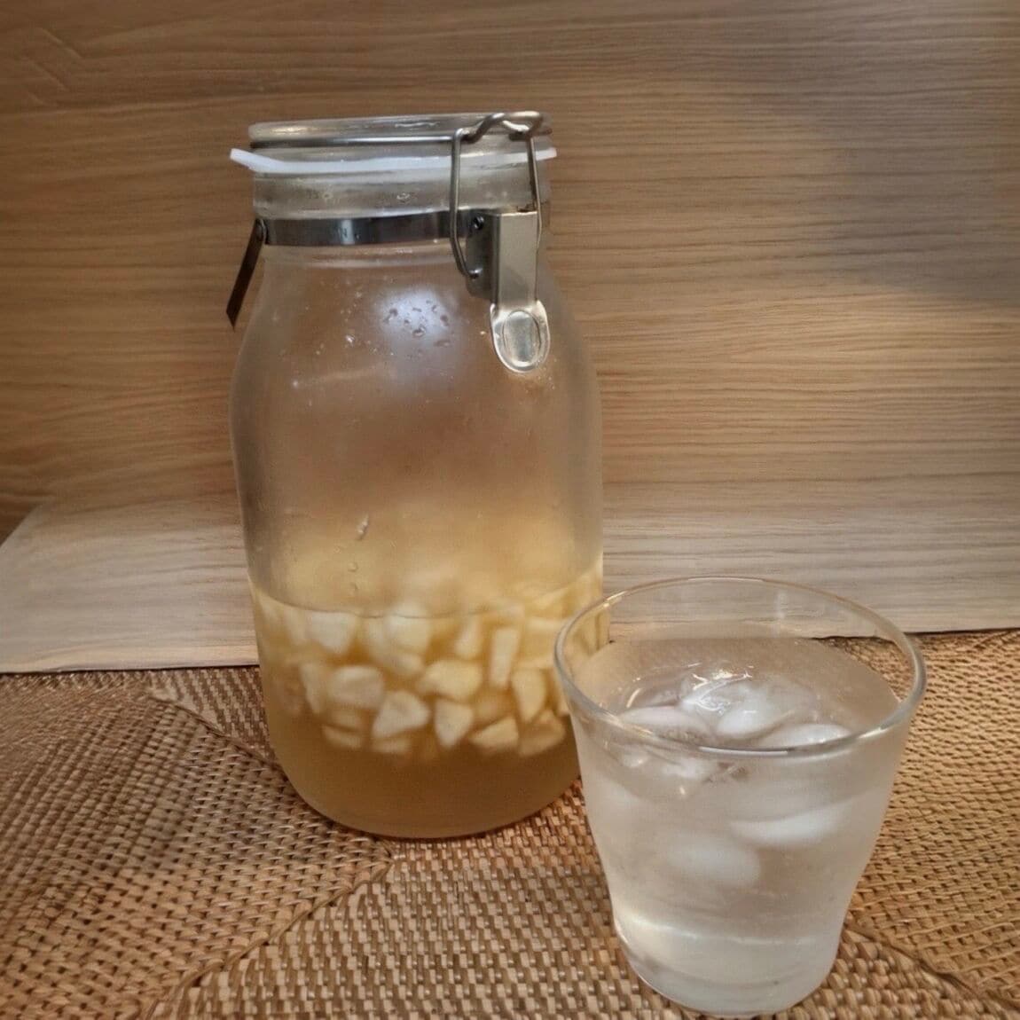 【富山堀川本郷】「果実酒用ビン」を使って今が旬の梨シロップ作りました♪_7wUTa6