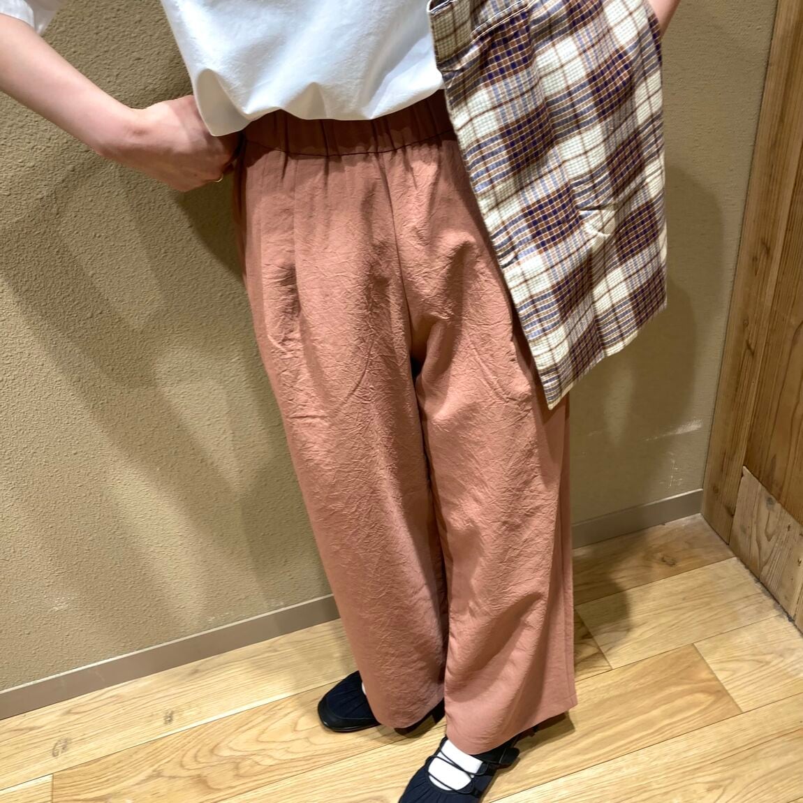 風を通すパンツ
