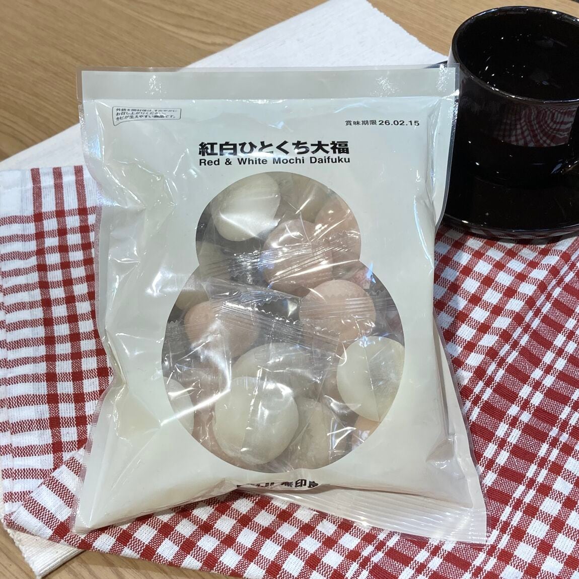 紅白ひとくち大福