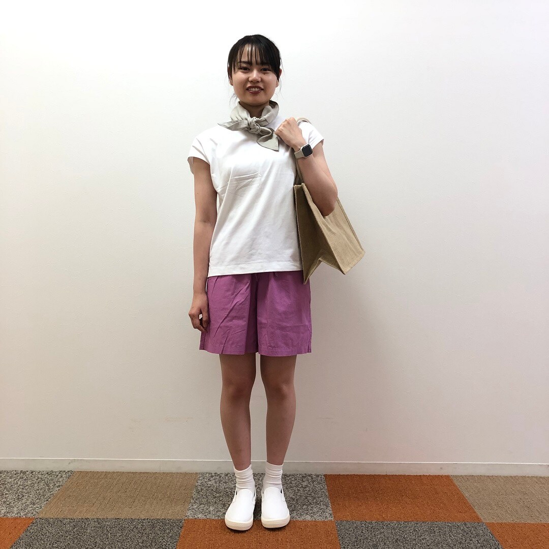 【ザ・モール仙台長町】色は可愛らしいピンクをメインにコーデを組みました
