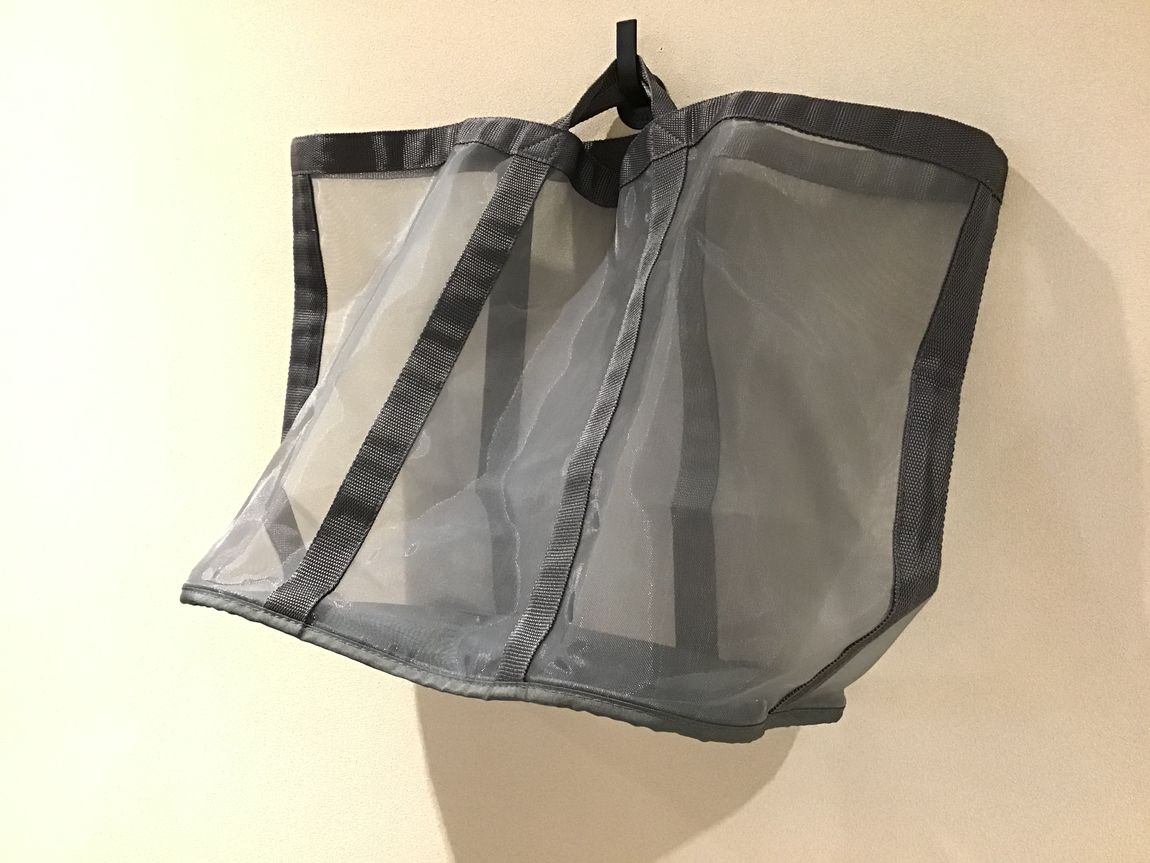 シエスタハコダテ ナイロンメッシュランドリーバスケット 無印良品