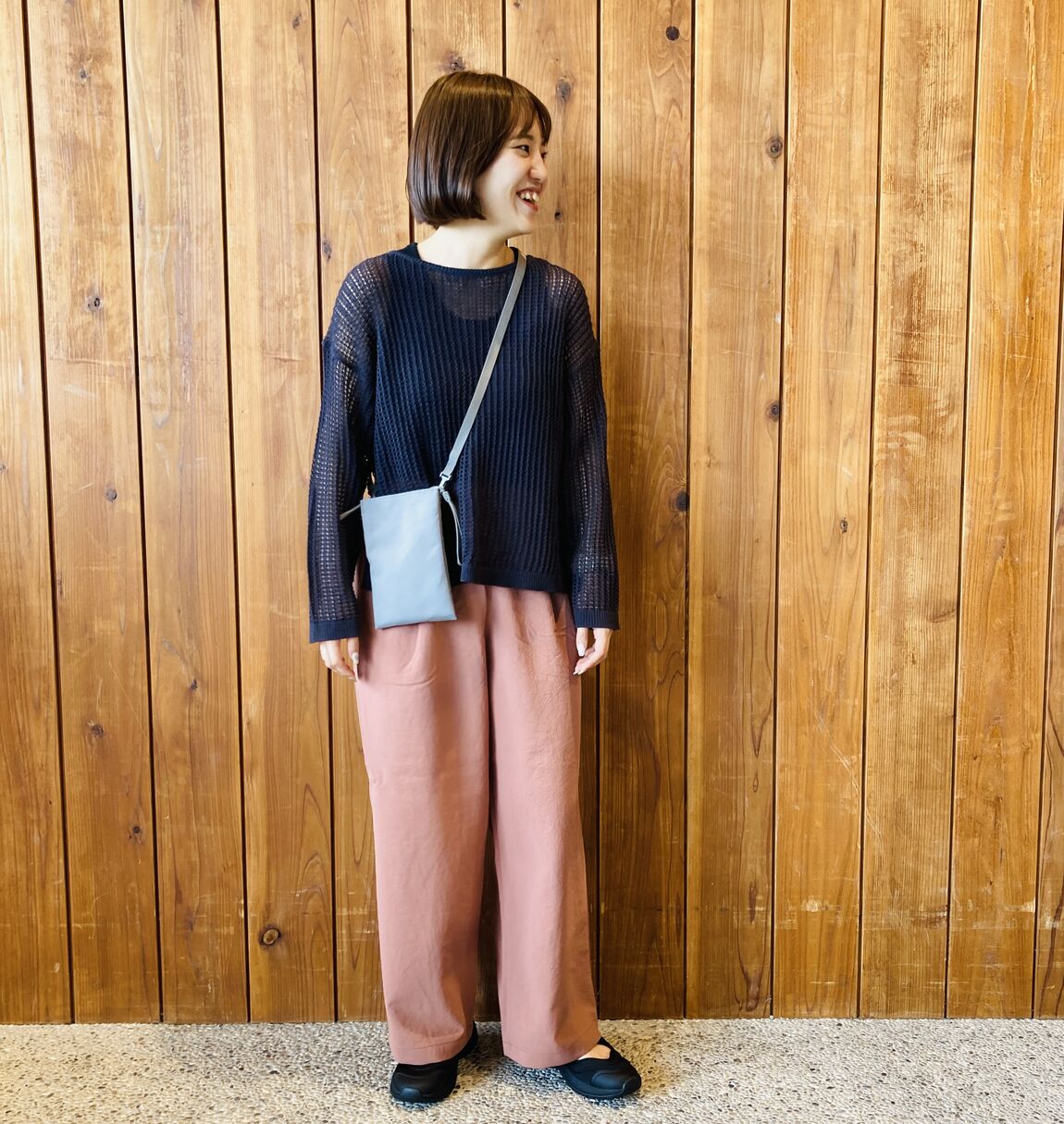 スタッフが笑っているところ