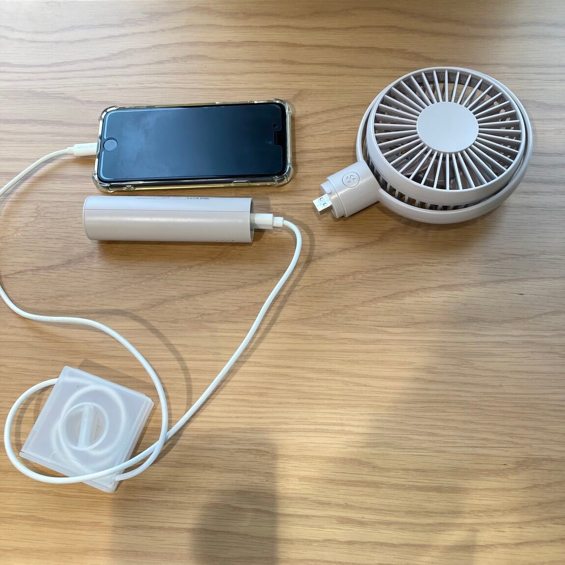 【芦屋モンテメール】ハンディファン充電