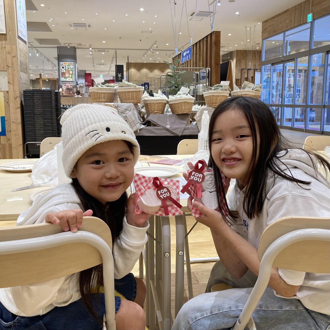 バスボムが完成した様子