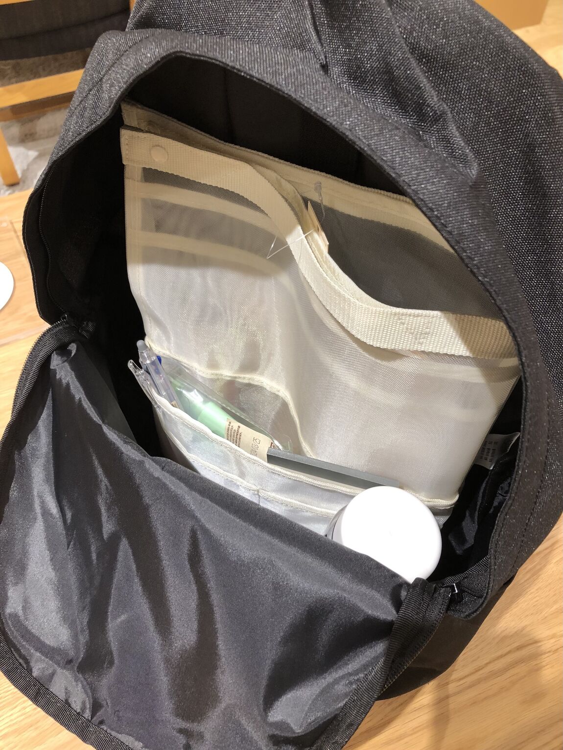 タテ型　バッグインバッグ