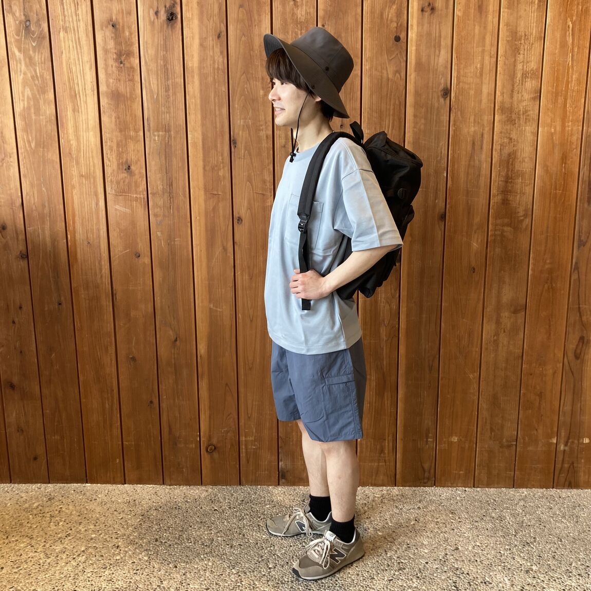 紳士涼感UVワイド半袖TM横