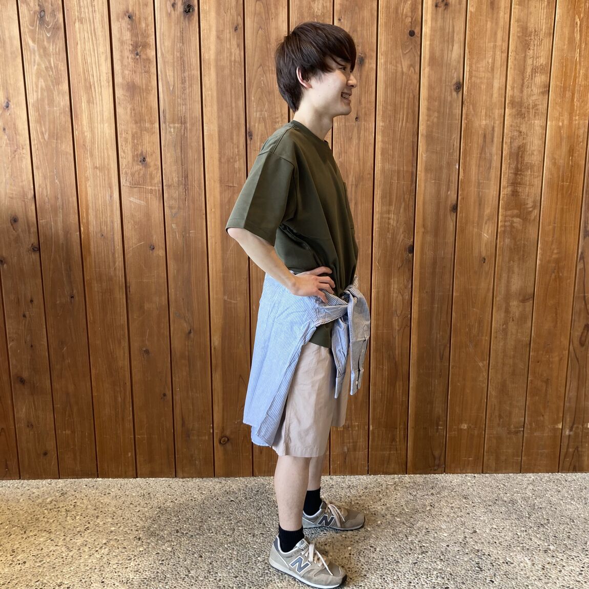 紳士涼感UVワイド半袖TL横