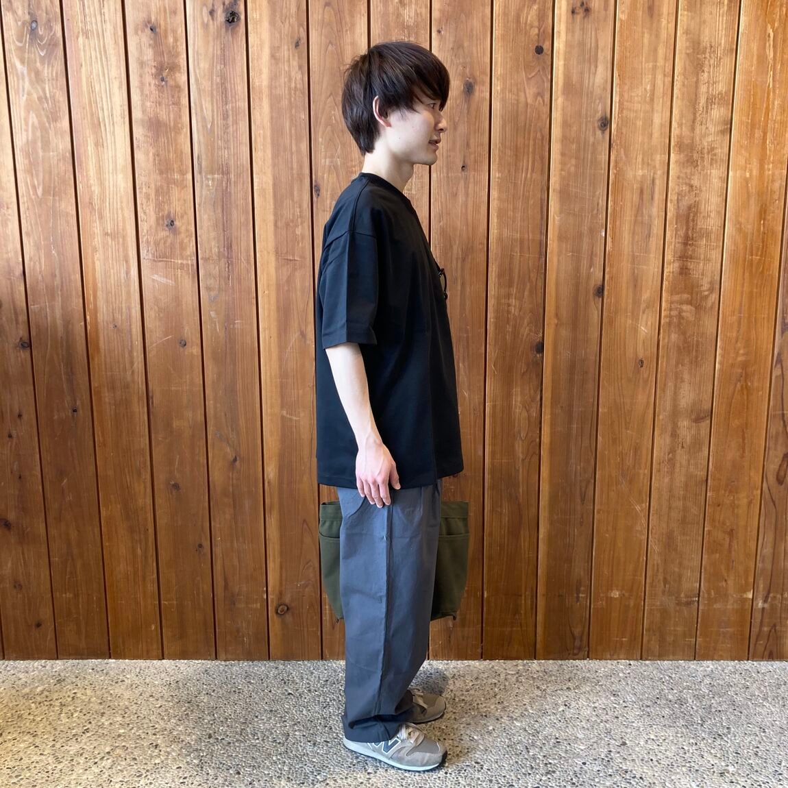 紳士涼感UVワイド半袖TXL横
