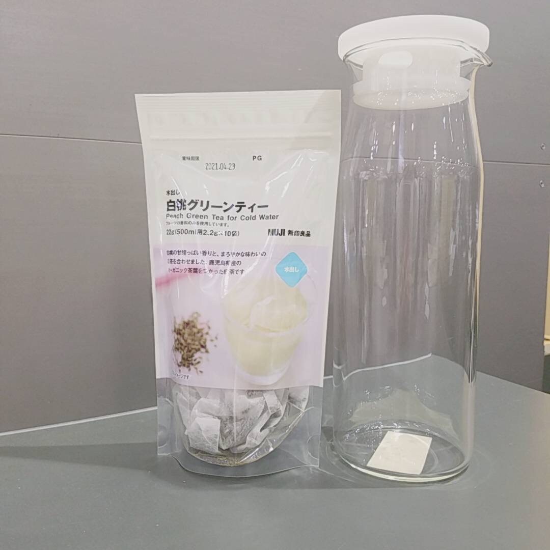 白桃グリーンティー