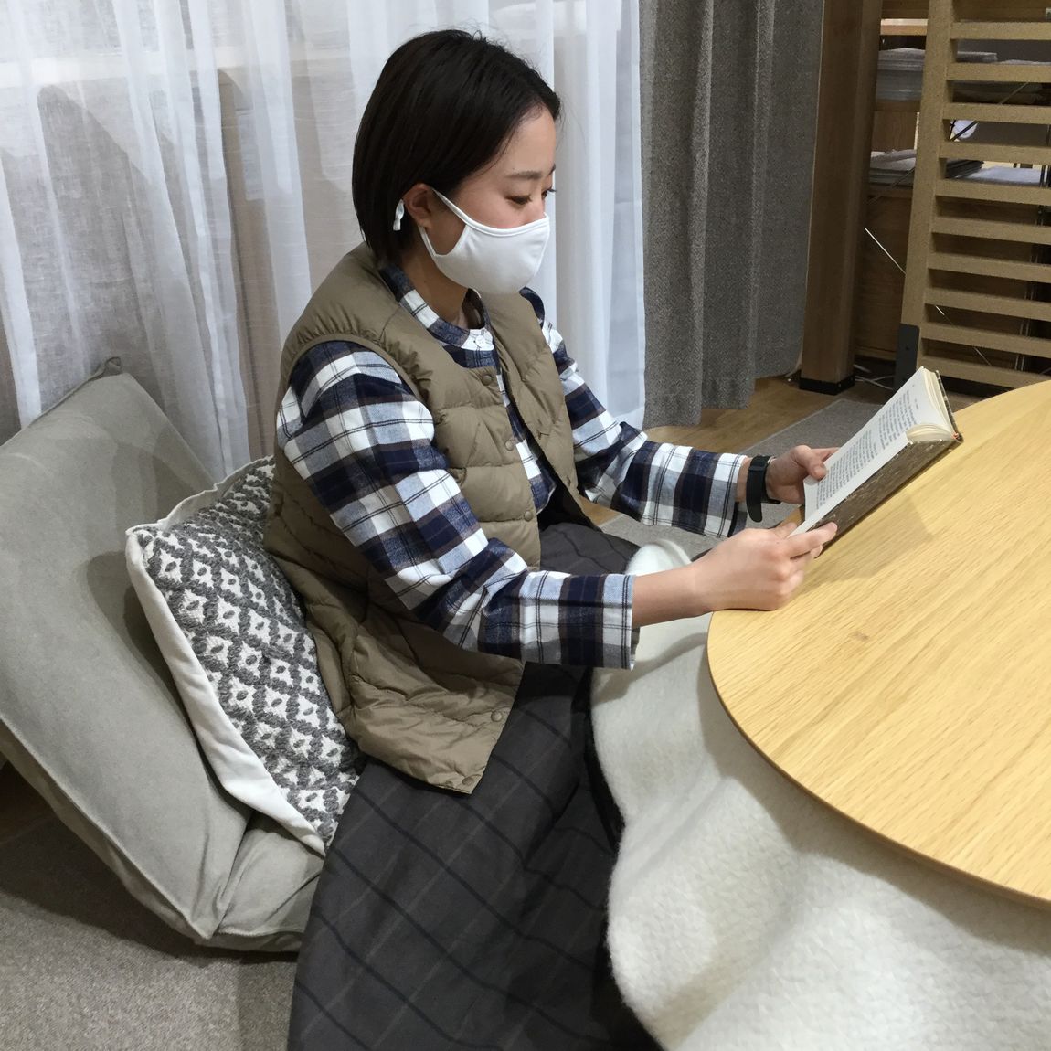 【近鉄四日市】軽量ダウンであたたかく（おうち編）