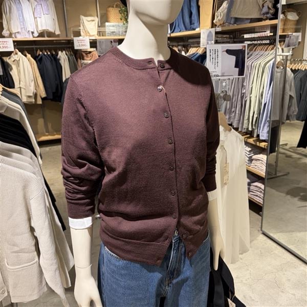 【マルヤガーデンズ鹿児島】秋冬に活躍する、洗えるウールカーディガン | 新商品_7Jx91i
