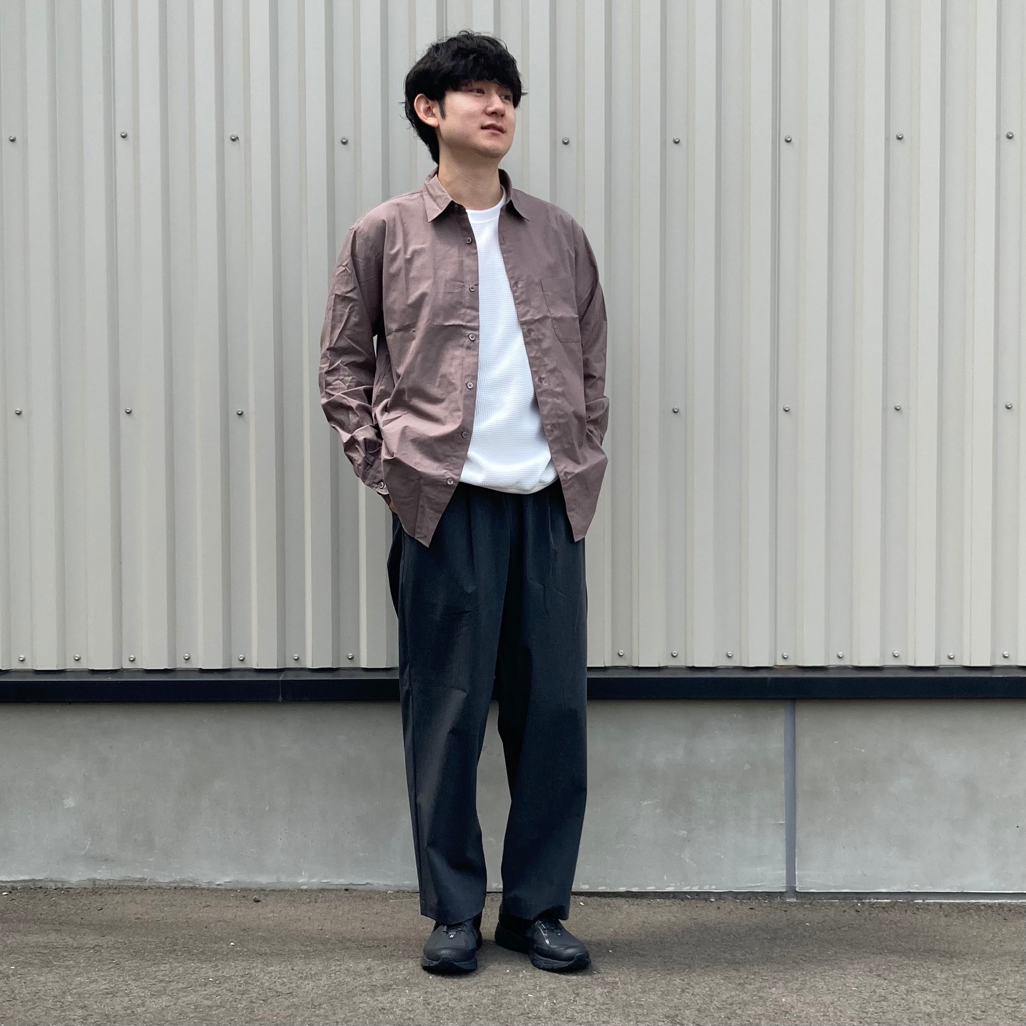 菊地さん　ワッフル半袖_pwxQp5