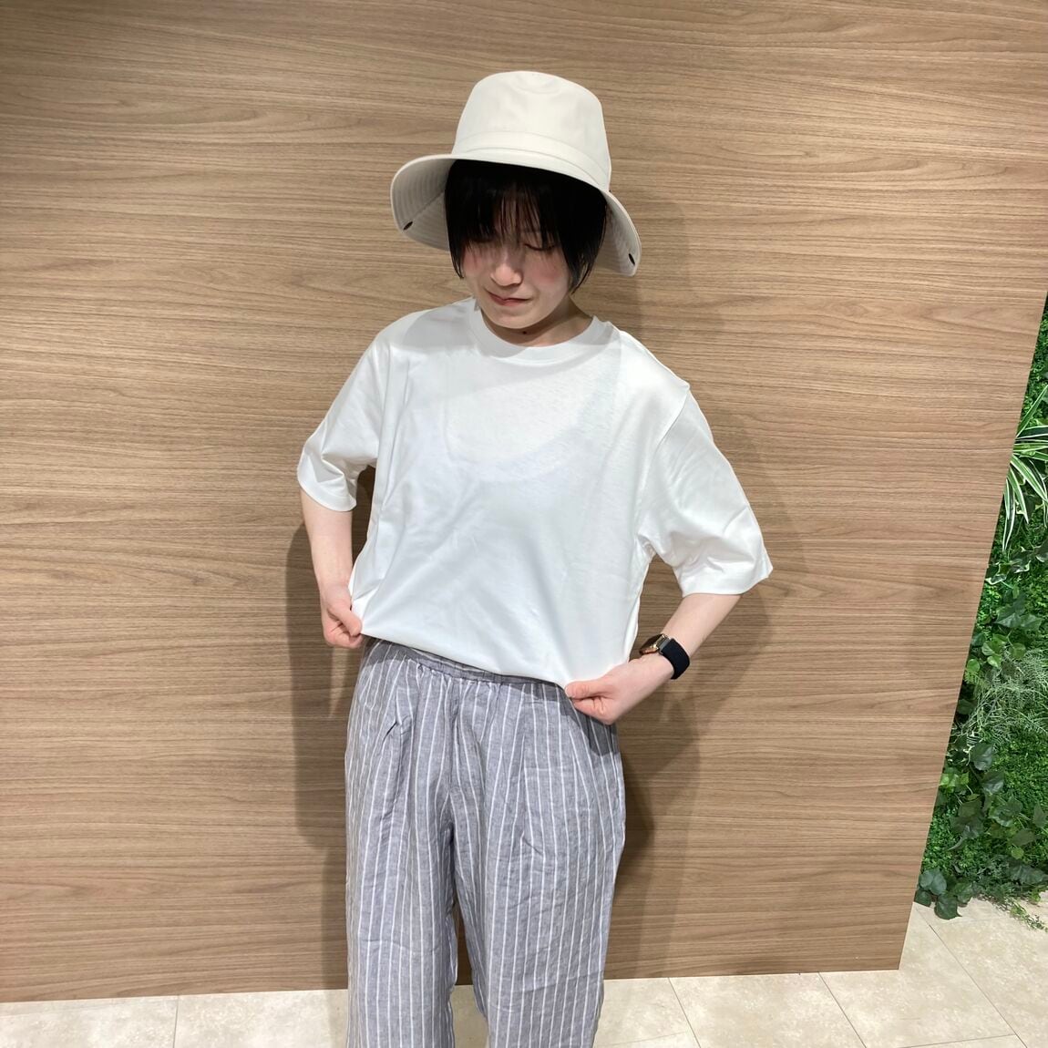 ワイドTシャツ着用画像