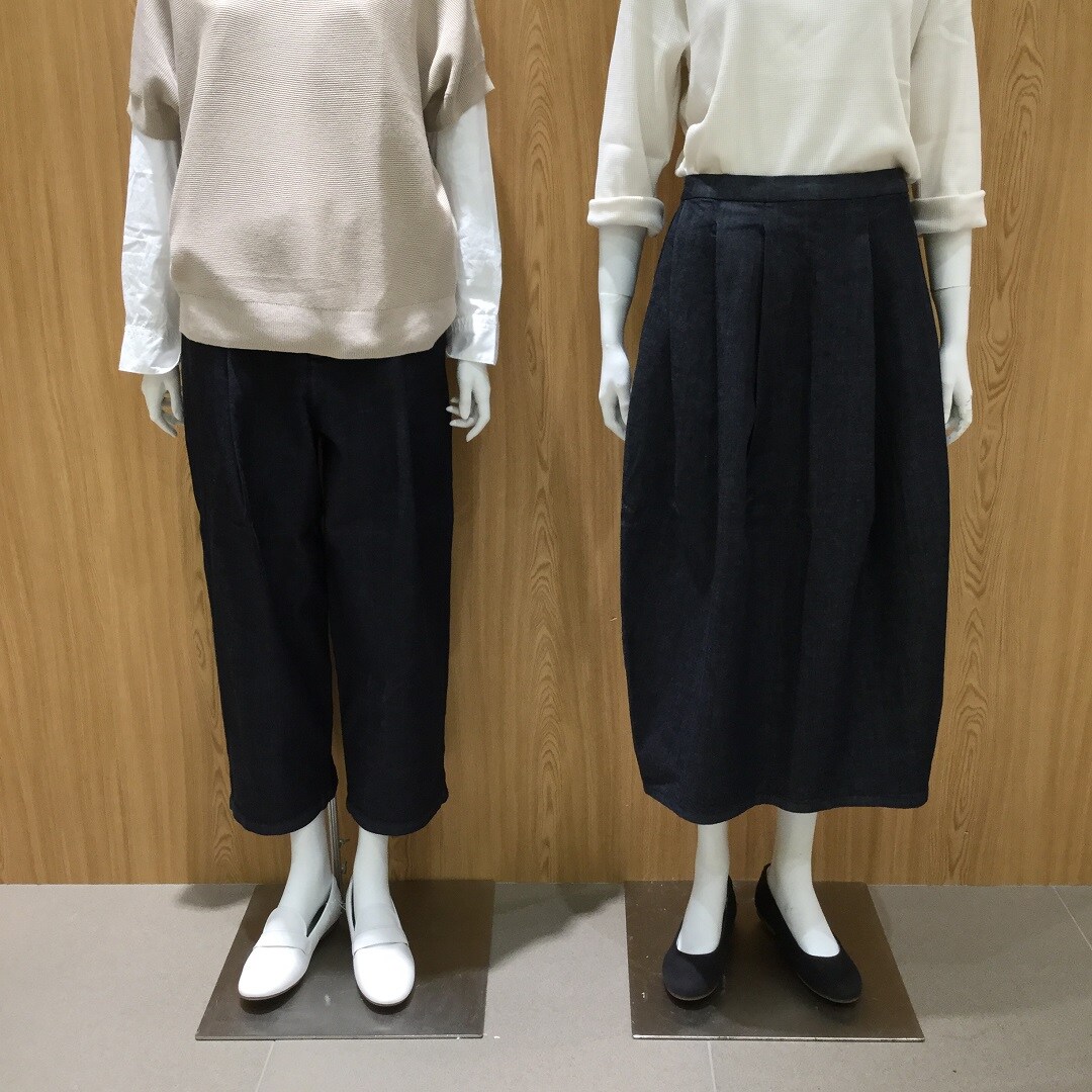 【イオンモール札幌発寒】撥水ストレッチチノワイドパンツ／バルーンスカート