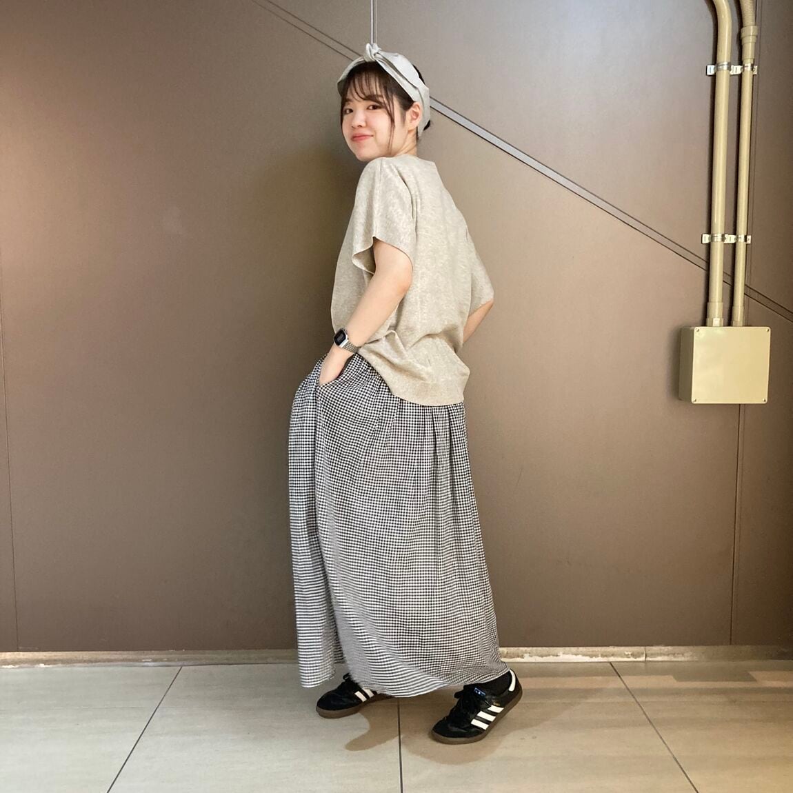 なめらか天竺編みワイドセーター