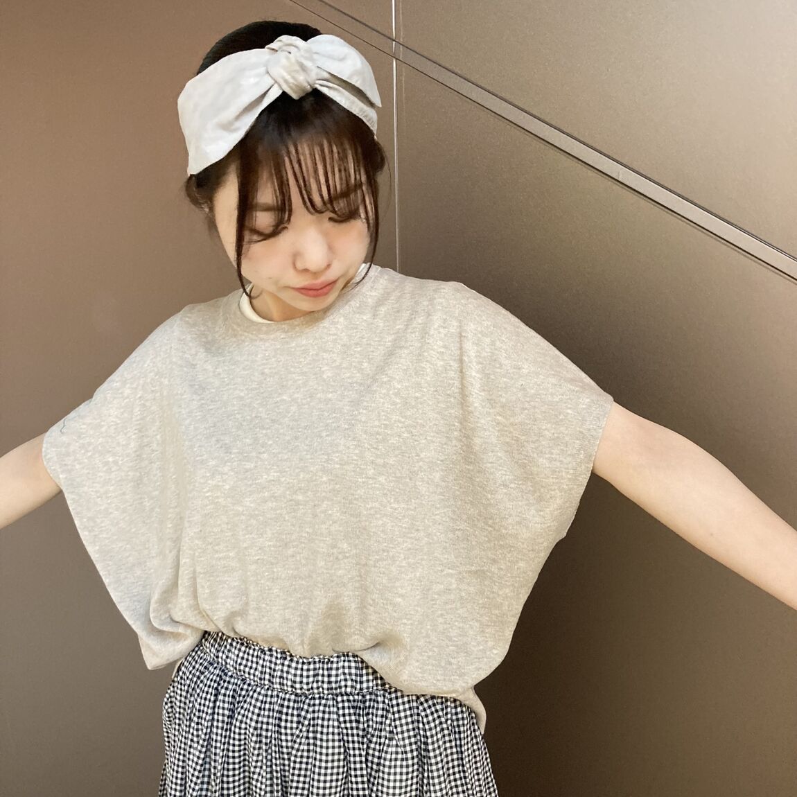 なめらか天竺編みワイドセーター