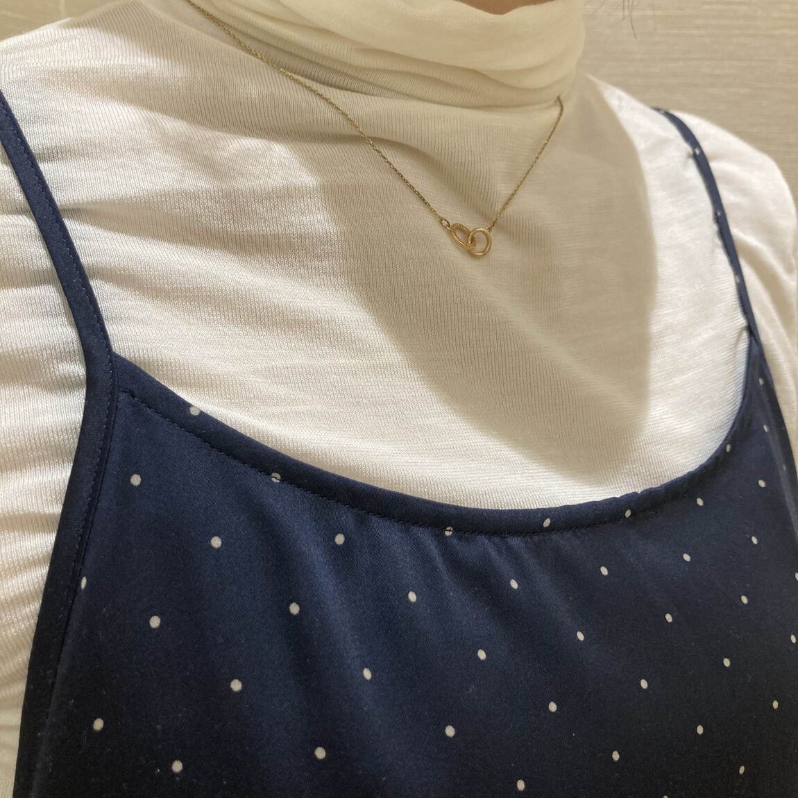 【いわて生協盛岡向中野】身長161cm 小笠原さんサテンワンピース_BW5LnF