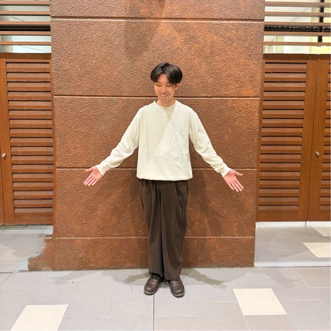 【イオンモール広島府中】やわらかな風合いで楽しむ、秋のリラックスコーデ_3L3tH7