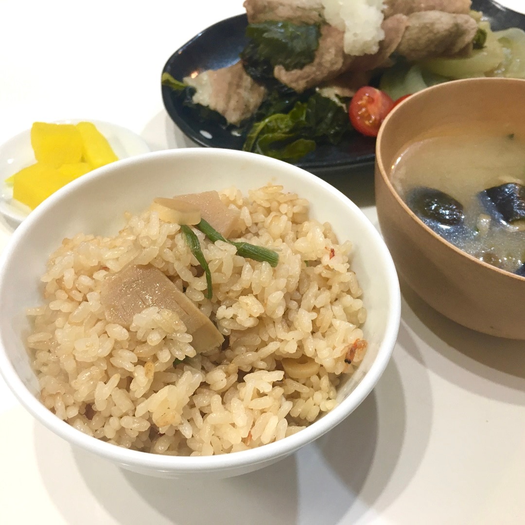 【イオンモール各務原】春の食卓に・炊き込みごはんの素 桜えびと筍のごはん