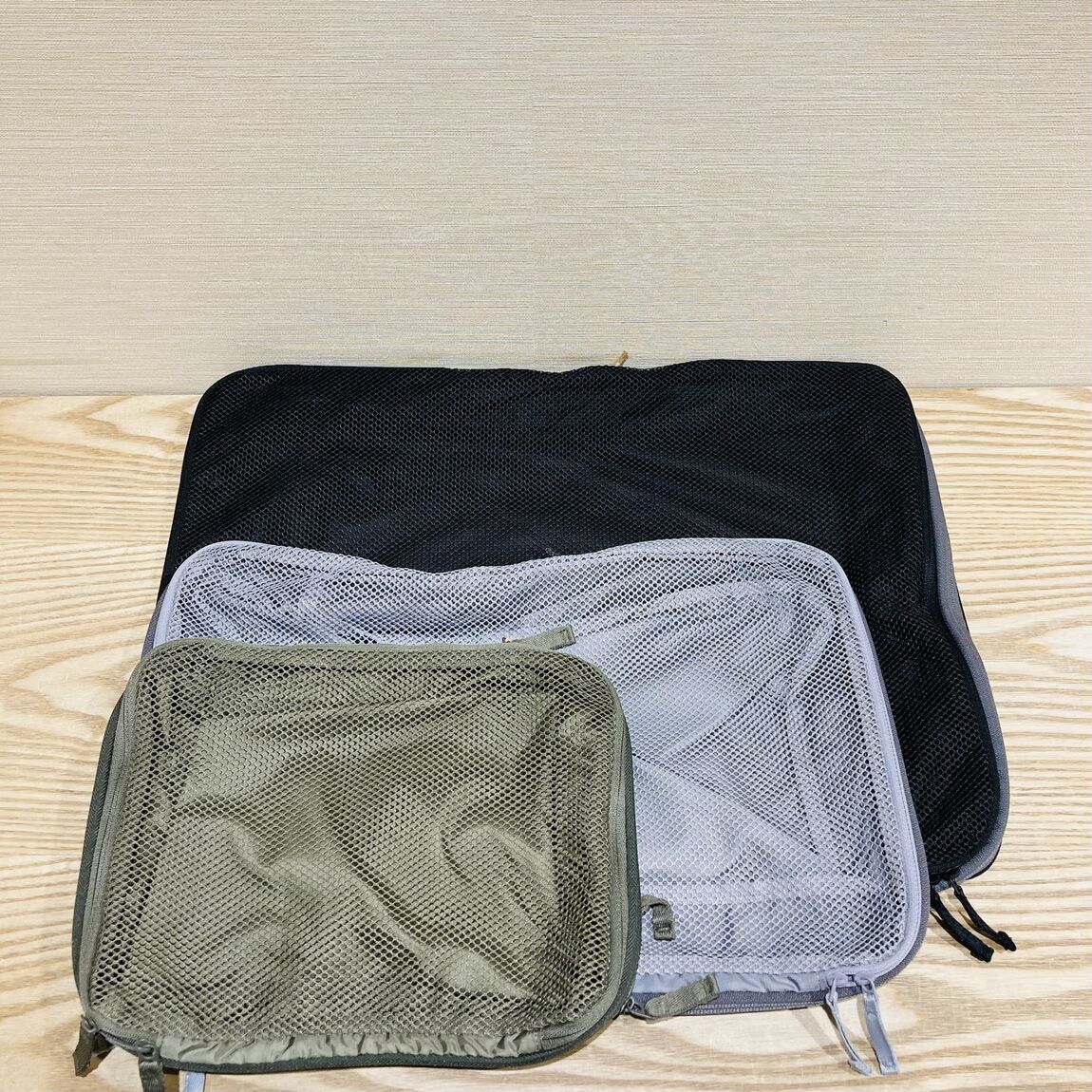 【燕】仕分けてスッキリ、たたんでしまえる旅行におすすめ仕分けケース_amj944