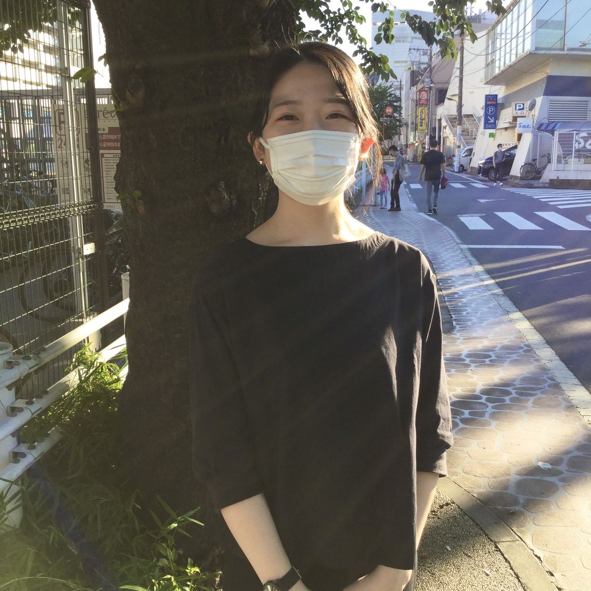 【巣鴨】黒ブラウス