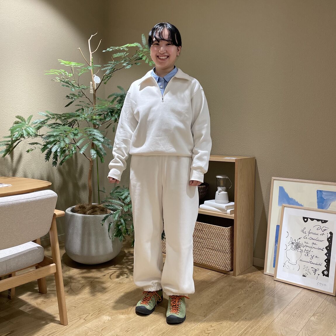 スウェットコーディネート