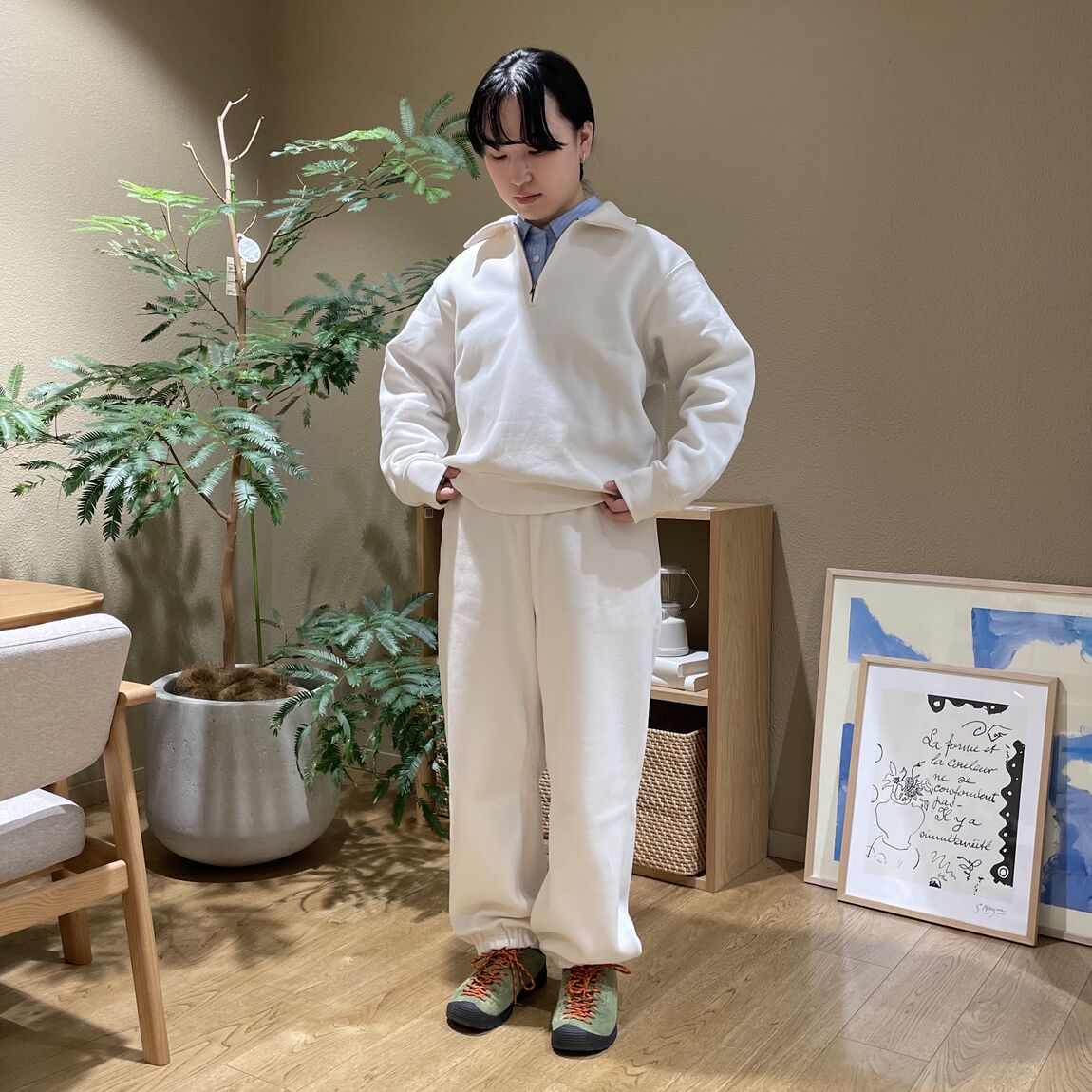 スウェットコーディネート