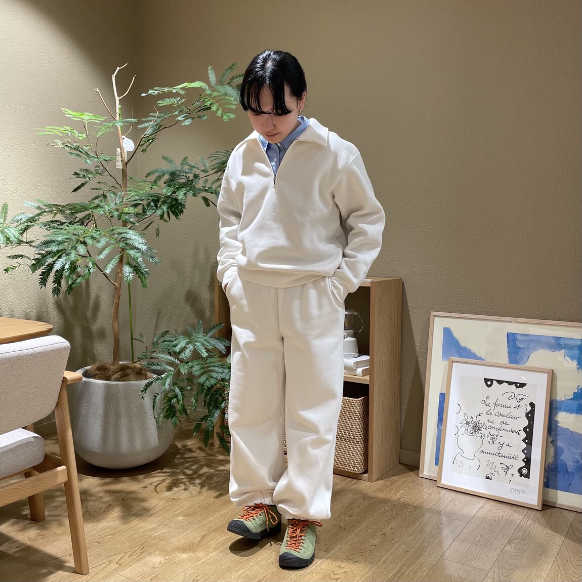 スウェットコーディネート