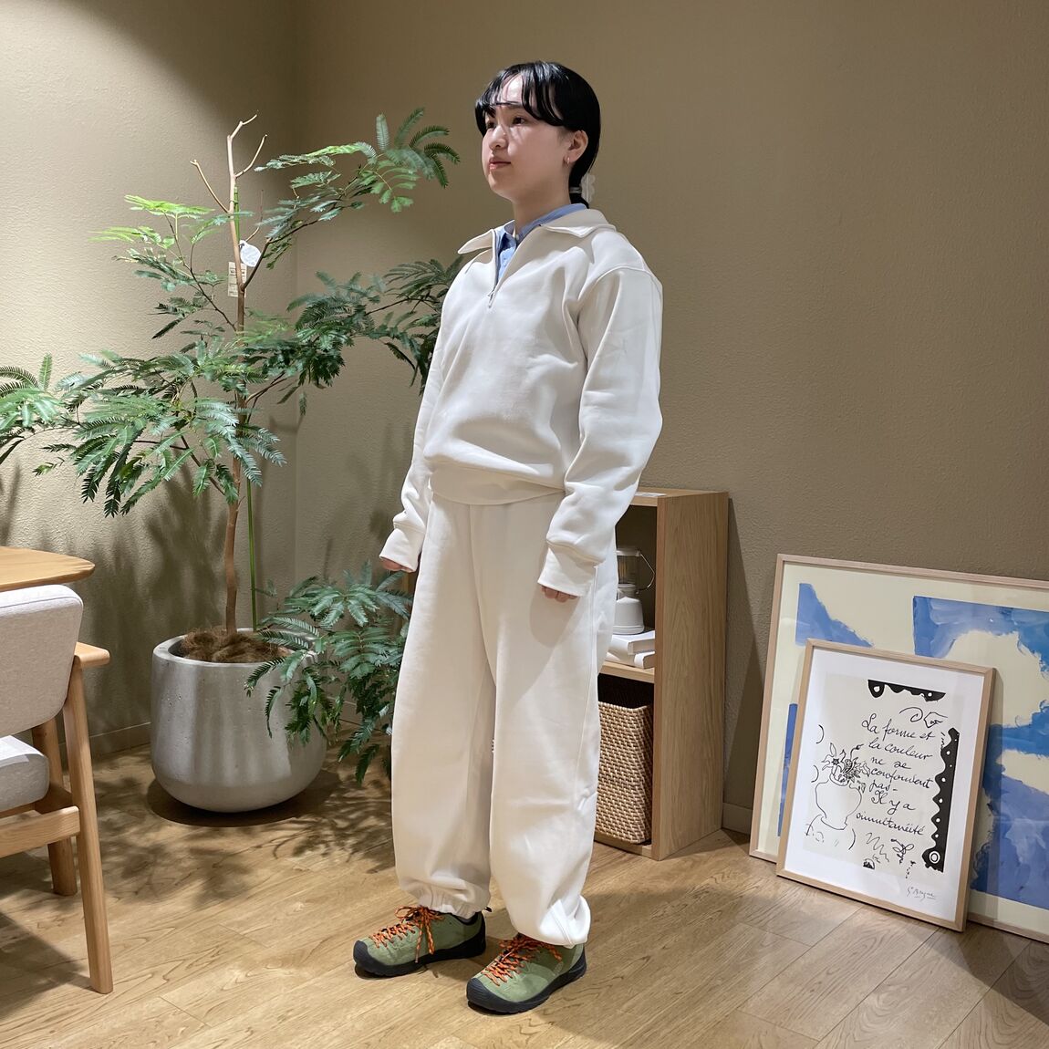 スウェットコーディネート