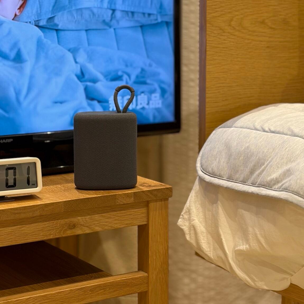 【青木島ショッピングパーク】音が広がる　新商品のワイヤレススピーカー_W5krJI