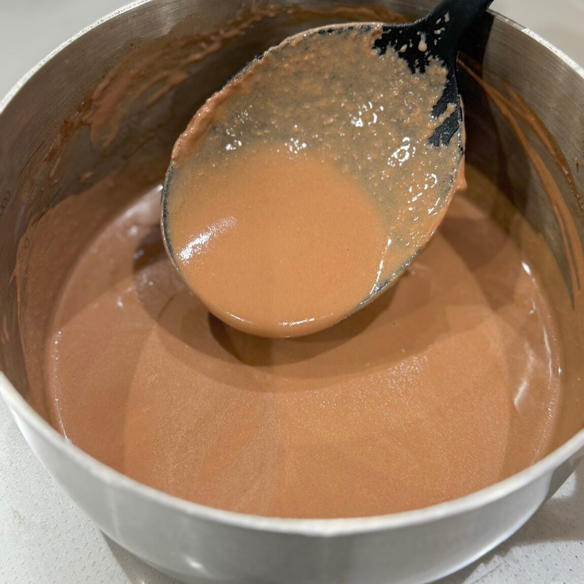 なめらかになるまで溶かす