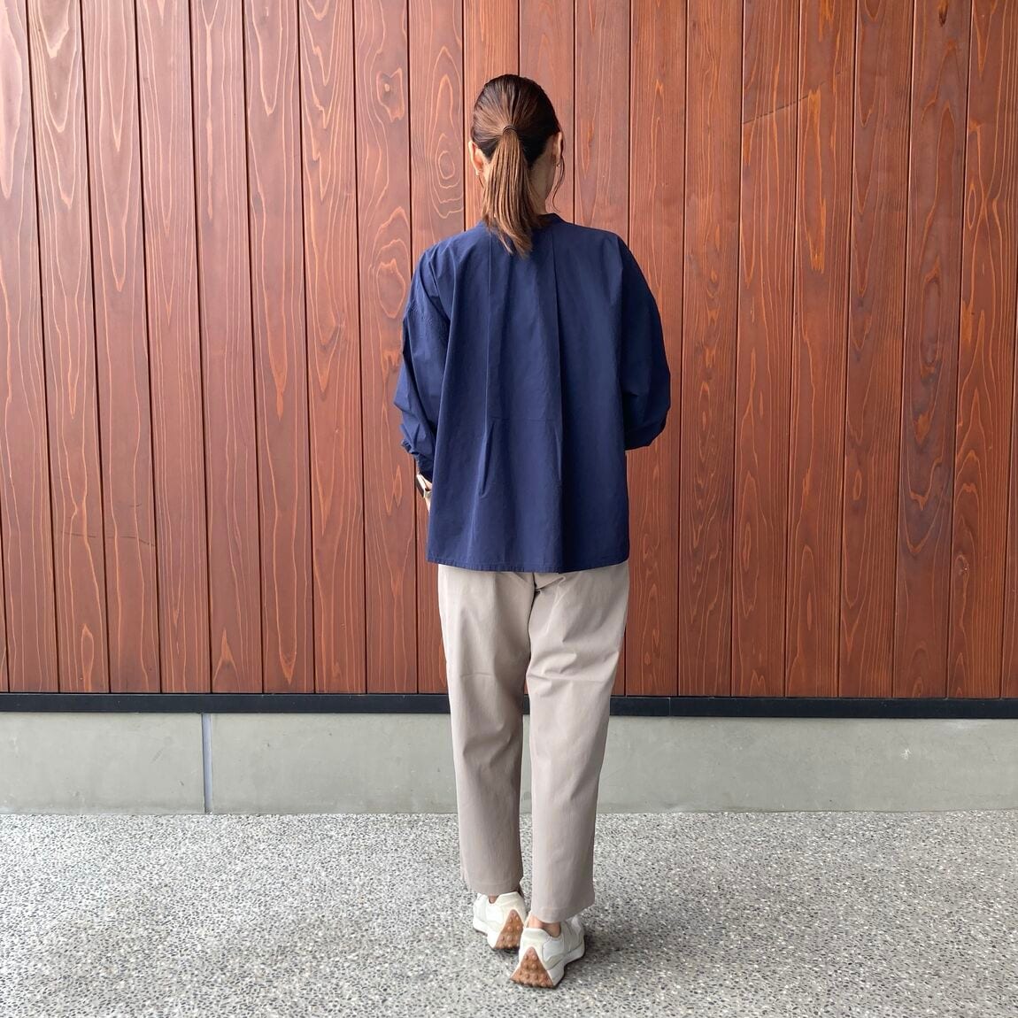 【いわて生協盛岡向中野】身長170㎝cm 菜々さん　撥水チノサンドベージュ_In8lZ2